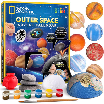 Адвент календар Космічна подорож NATIONAL GEOGRAPHIC Outer Space Christmas Advent Calendar