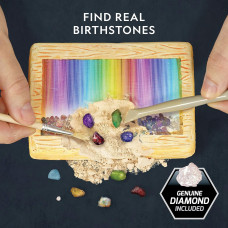 Набор STEM для раскопок камней National Geographic Birthstone Dig Kit Science Kit with 12 Genuine