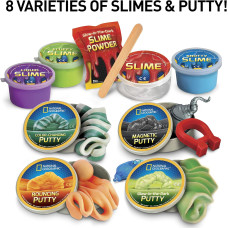 Набір для створення слаймів NATIONAL GEOGRAPHIC Mega Slime Kit and Putty Lab Набір для створення слаймів NATIONAL GEOGRAPHIC Mega Slime Kit and Putty Lab
