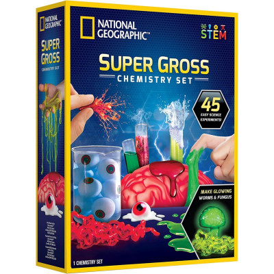Науковий STEM набір Захоплююча хімія National Geographic Gross Science Kit  45 Gross Science