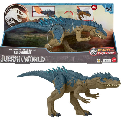 Фигурка Динозавр Алозавр Mattel Jurassic World Ruthless Rampagin Allosaurus Dinosaur HRX51