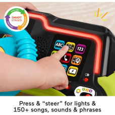 Інтерактивна розвиваюча іграшка кермо Fisher Price Laugh and Learn Smart Stages Sit Steer Driver Інтерактивна розвиваюча іграшка кермо Fisher Price Laugh and Learn Smart Stages Sit Steer Driver