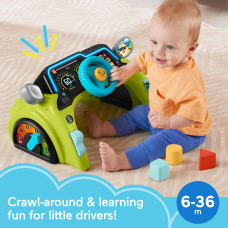 Інтерактивна розвиваюча іграшка кермо Fisher Price Laugh and Learn Smart Stages Sit Steer Driver Інтерактивна розвиваюча іграшка кермо Fisher Price Laugh and Learn Smart Stages Sit Steer Driver