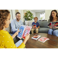 Гигантская настольная игра Уно Mattel Games Giant UNO Card Game Гигантская настольная игра Уно Mattel Games Giant UNO Card Game