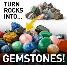 Набір для полірування каменів NATIONAL GEOGRAPHIC Hobby Rock Tumbler Kit Hobby Kit with 2 lbs Rocks