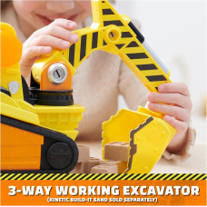 Строительный автомобиль Щенячий патруль Бульдозер Кремеза Rubble Crew Bark Yard Deluxe Bulldozer Construction Truck Toy