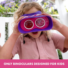 Іграшка STEM Бінокль дитячий Educational Insights GeoSafari Jr Kidnoculars Pink Binoculars