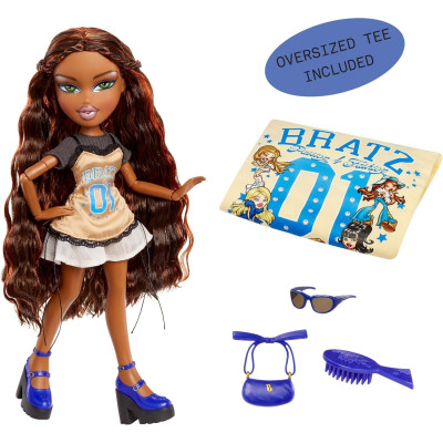 Лялька Братц Саша з футболкою Bratz Stylin Sasha Fashion Doll with Customizable T Shirt