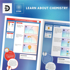 Науковий набір STEM лабораторія Discovery Super Reactions Science Kit 66 Experiments STEM