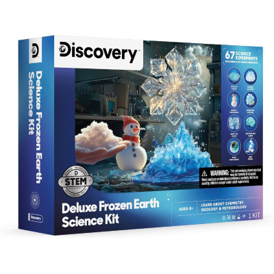 Научный набор STEM химическая лаборатория Discovery Frozen Earth Science Kit 67 Experiments STEM Chemistry