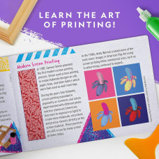 Игровой набор для трафаретной печати NATIONAL GEOGRAPHIC Kids Screen Printing Kit