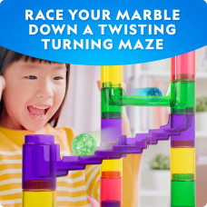 Конструктор STEM Світлова гірка для кульок NATIONAL GEOGRAPHIC Glowing Marble Run