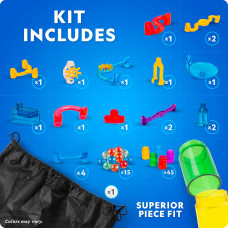 Конструктор STEM Світлова гірка для кульок NATIONAL GEOGRAPHIC Glowing Marble Run