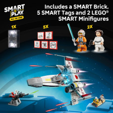 Інтерактивний конструктор Лего Червона п'ятірка Люка LEGO Star Wars Smart Play Lukes Red Five X Wing 75423 Інтерактивний конструктор Лего Червона п'ятірка Люка LEGO Star Wars Smart Play Lukes Red Five X Wing 75423