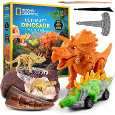 Набір STEM для творчості Унікальні динозаври National Geographic Ultimate Dinosaur Activity Kit 5 Hands