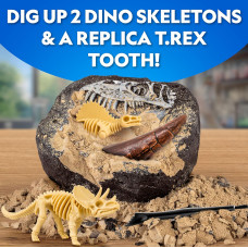 Набір STEM для творчості Унікальні динозаври National Geographic Ultimate Dinosaur Activity Kit 5 Hands