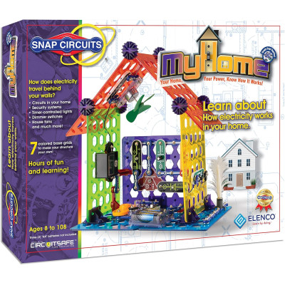 Набір STEM електричний конструктор Будиночок Snap Circuits Elenco My Home Electronics Building Kit
