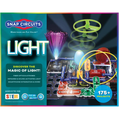 Набір STEM для вивчення електроніки Snap Circuits Light Electronics Exploration Kit Over 175 Exciting STEM Projects