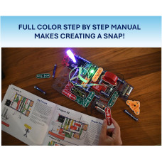 Набір STEM для вивчення електроніки Snap Circuits Light Electronics Exploration Kit Over 175 Exciting STEM Projects