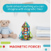 Розвиваючий набір STEM магнітних 3D плиток Discovery 100 Piece 3D Magnetic Tiles Set Educational STEM