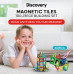 Розвиваючий набір STEM магнітних 3D плиток Discovery 100 Piece 3D Magnetic Tiles Set Educational STEM