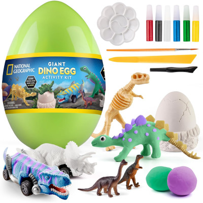 Набір для творчості STEM Гігантське яйце динозавра National Geographic Giant Dinosaur Egg Activity Kit