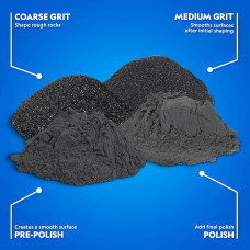 Набір STEM для заправки полірувальної машинки NATIONAL GEOGRAPHIC Rock Tumbler Grit and Polish Refill Kit
