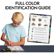 Набір STEM для вивчення гірських порід National Geographic 1 25 lb Assorted Rocks Minerals Gemstones Plus 50