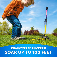 Набор STEM Запуск ракеты NATIONAL GEOGRAPHIC Air Rocket Toy Ultimate LED Rocket