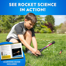 Набор STEM Запуск ракеты NATIONAL GEOGRAPHIC Air Rocket Toy Ultimate LED Rocket