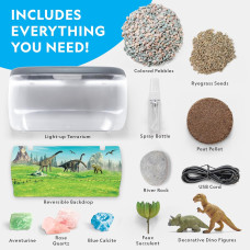 Набор STEM для создания светящегося террариума National Geographic Light Up Terrarium Kit for Kids