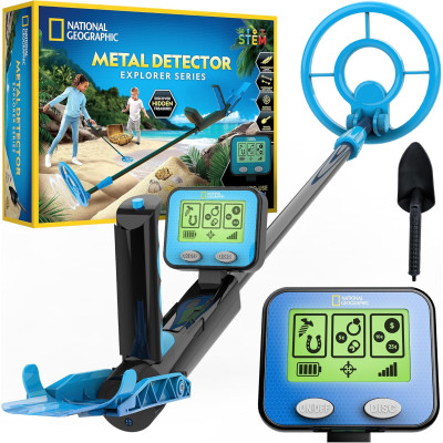 Набір STEM Дитячий металошукач NATIONAL GEOGRAPHIC Metal Detector for Kids Waterproof