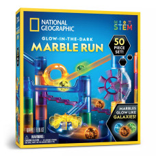 Конструктор STEM Світиться гірка для кульок National Geographic Glow in the Dark Marble Run 50pc