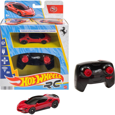 Радіокерована машинка Ферарі Hot Wheels 1 64 Ferrari Stradale Assetto Fiorano SF90