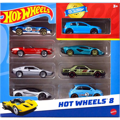 Набір машинок Hot Wheels Cars Trucks Set with 1 Exclusive Car 1 64 set of 8