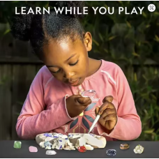 Игровой набор для раскопок кристаллов Mega Gemstone Dig Kit  Crystal Mining Educational Toy for Kids