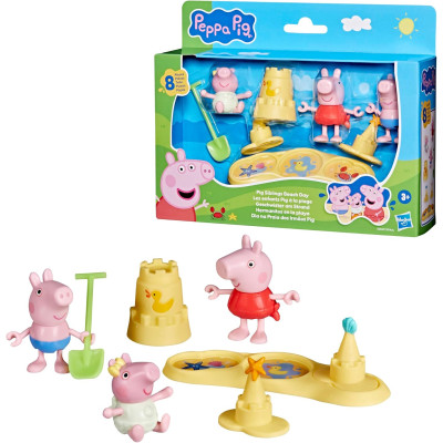 Ігровий набір Свинка Пеппа Пляжний день Peppa Pig Siblings Beach Day Playset