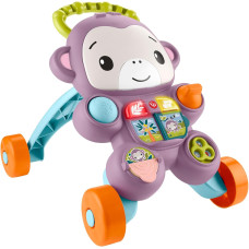Музыкальные развивающие ходунки Фиолетовая обезьянка Fisher Price Learn With Me Purple Monkey Walker