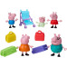Набір фігурок Подорож Пеппи Велика родинна пригода Peppa Pig Peppa s Travels  Big Family Adventure Figure
