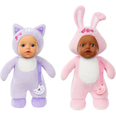 М'які плюшеві ляльки Бебі борн Baby born Cozy Cuties Soft Baby Doll Cat and Bunny 2 Pack