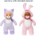 М'які плюшеві ляльки Бебі борн Baby born Cozy Cuties Soft Baby Doll Cat and Bunny 2 Pack