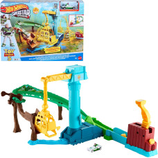 Хот Вилс трасса Базз Лайтер Hot Wheels Disney and Pixar Toy Story 5 Buzz Lightyear Track Set