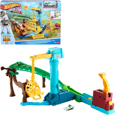Хот Вілс траса Базз Лайтер Hot Wheels Disney and Pixar Toy Story 5 Buzz Lightyear Track Set