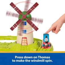 Томас и друзья игровое депо с железной дорогой Fisher Price Thomas Friends Exploring Tidmouth Sheds Train JWC72