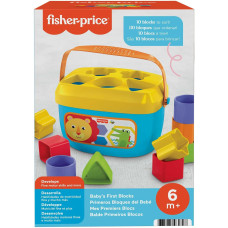 Развивающий набор из кубиков с ведёрком Fisher Price Baby s First Blocks and Rock a Stack Toy Set