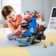 Игровой набор Пиратский корабль с акулой Imaginext Shark Bite Pirate Ship Playset JLC50