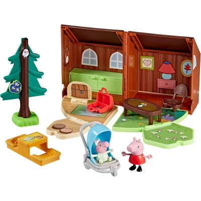 Ігровий набір Будиночок Пеппи та маленької Іві Peppa Pig Peppa s Travels Cabin Adventure Playset  G3251