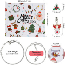 Рождественский адвент календарь 2026 для создания браслетов Christmas Advent Calendars Bracelets