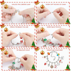 Рождественский адвент календарь 2026 для создания браслетов Christmas Advent Calendars Bracelets