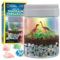 Набор STEM выращивание мини террариума Мир динозавров National Geographic Light Up Dinosaur Terrarium Science Kit Набор STEM выращивание мини террариума Мир динозавров National Geographic Light Up Dinosaur Terrarium Science Kit